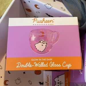 Boosheen Double Walled Glass Cup - Fall 2021 Pusheen Box exclusive